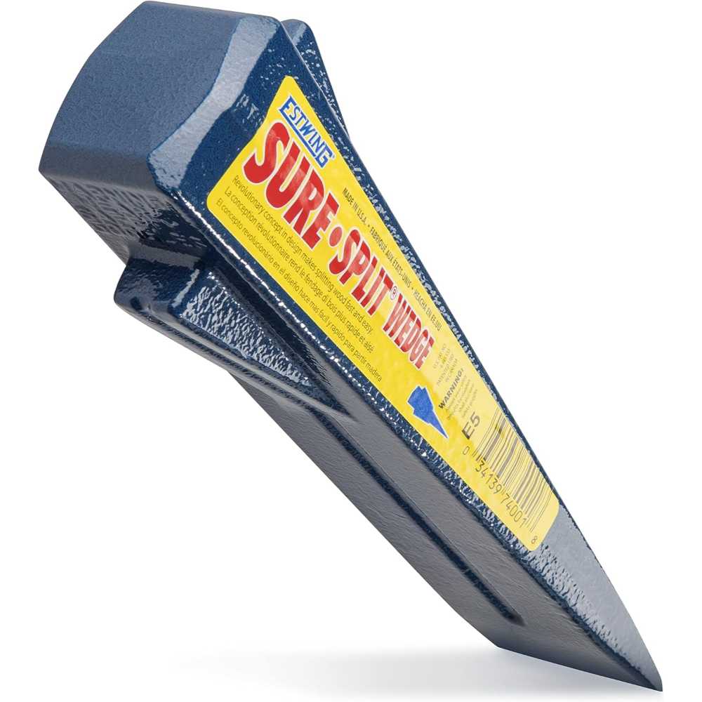 Estwing Sure Split 5 lb. Forged Steel Wood Splitting Wedge