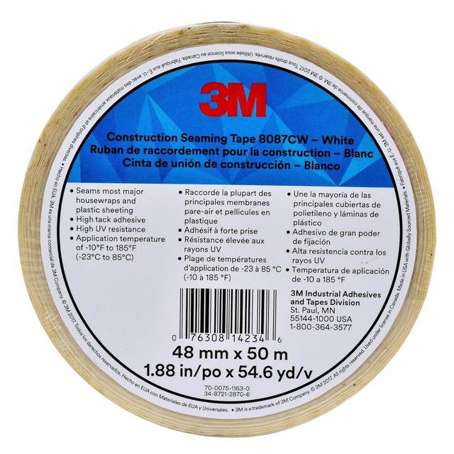 3M Construction Seaming Tape, 48mm x 50m (White)