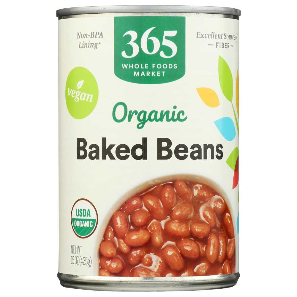 Whole Foods Market Organic Baked Beans, 15 oz.