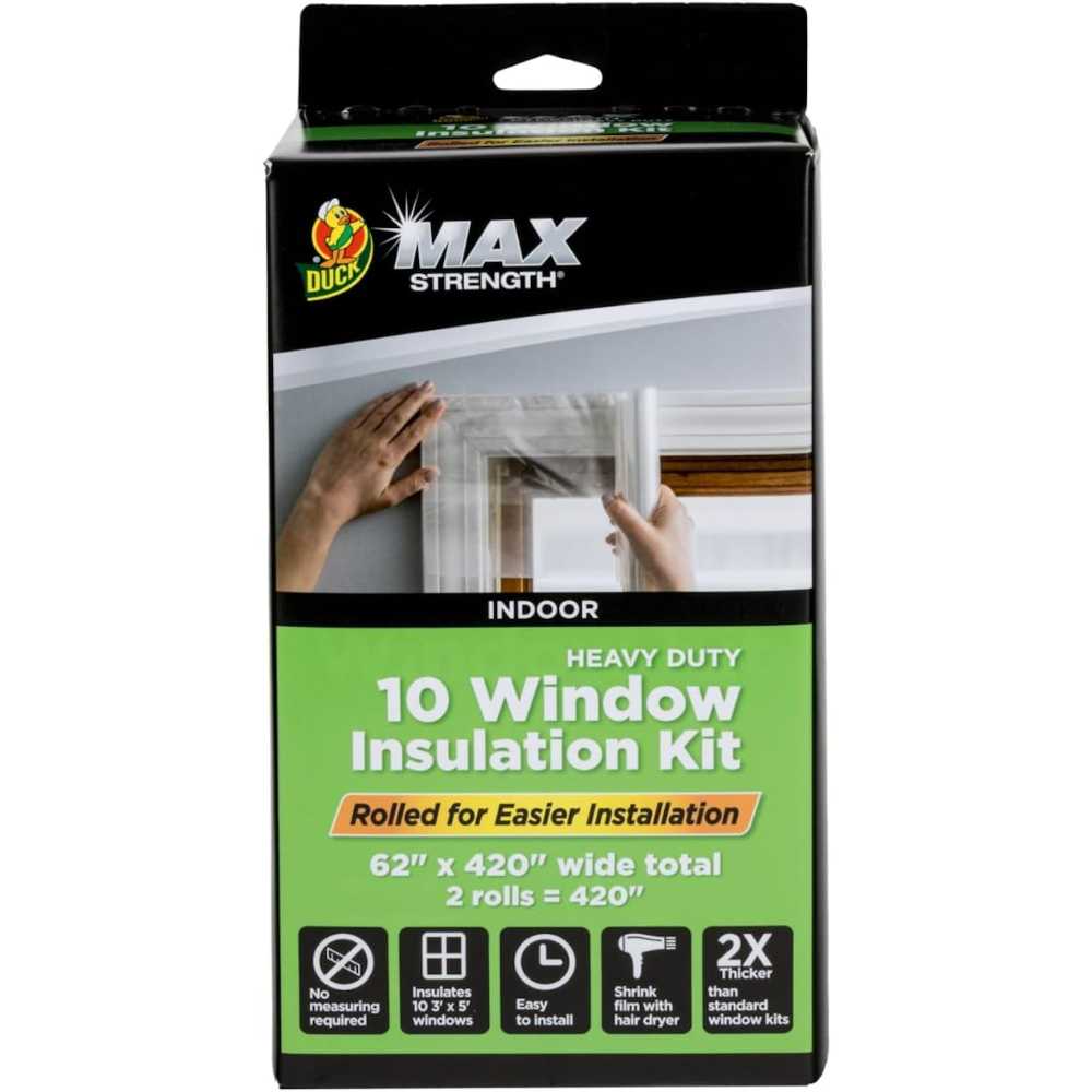 Duck Brand MAX Strength 10-Window Insulation Kit