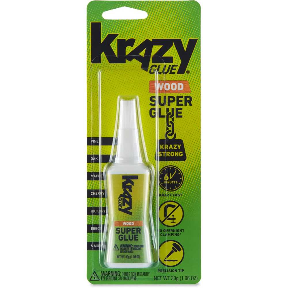 Prime: Krazy Glue Fast-Dry Wood Superglue, 30g