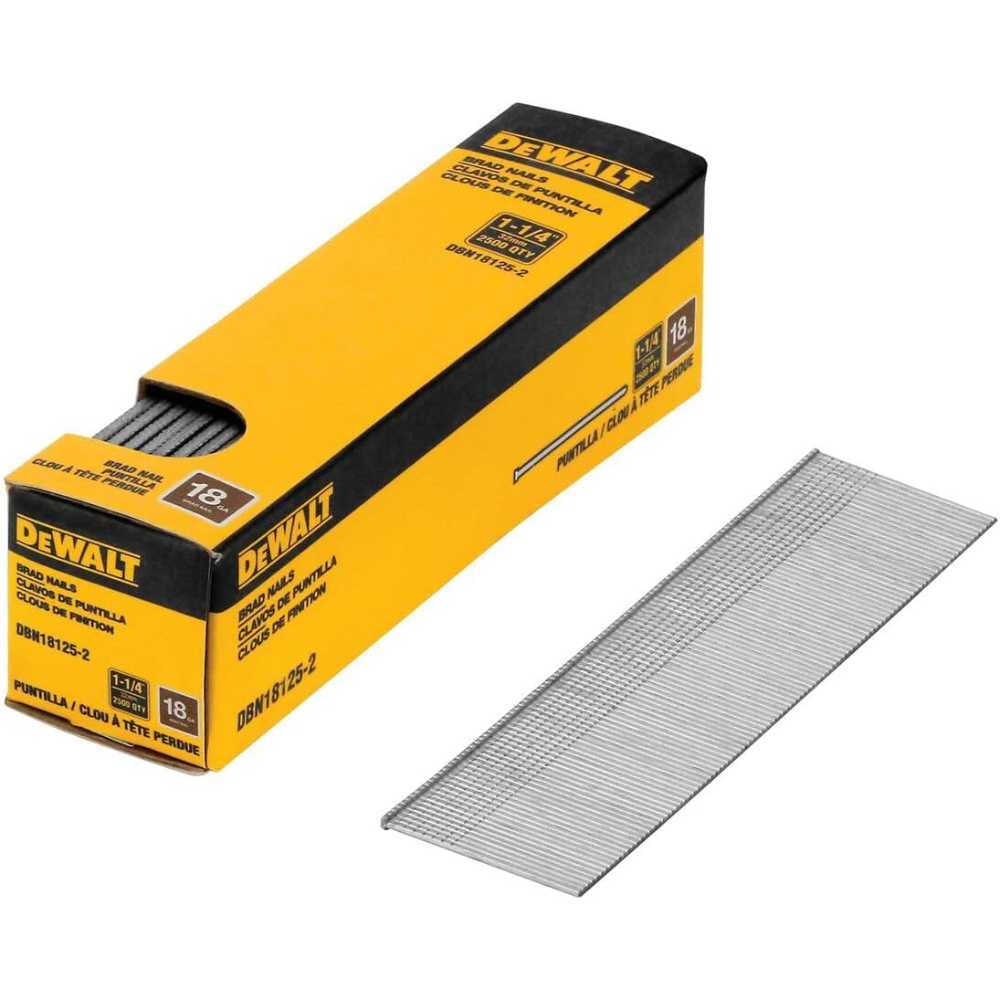 2500-Pack DeWalt 2" 18-Gauge Brad Nails