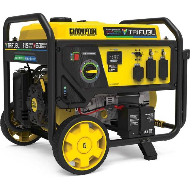 Champion 8125W Tri-Fuel Generator w/ CO Shield + Electric Start