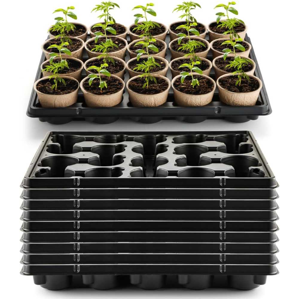 10-Pack RooTrimmer 20-Cell Plant Trays for 3" Nursery Pots