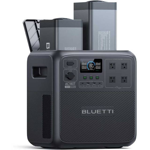 Bluetti AC180T Hot-Swappable 1800W/1432Wh LiFePO4 Power Station