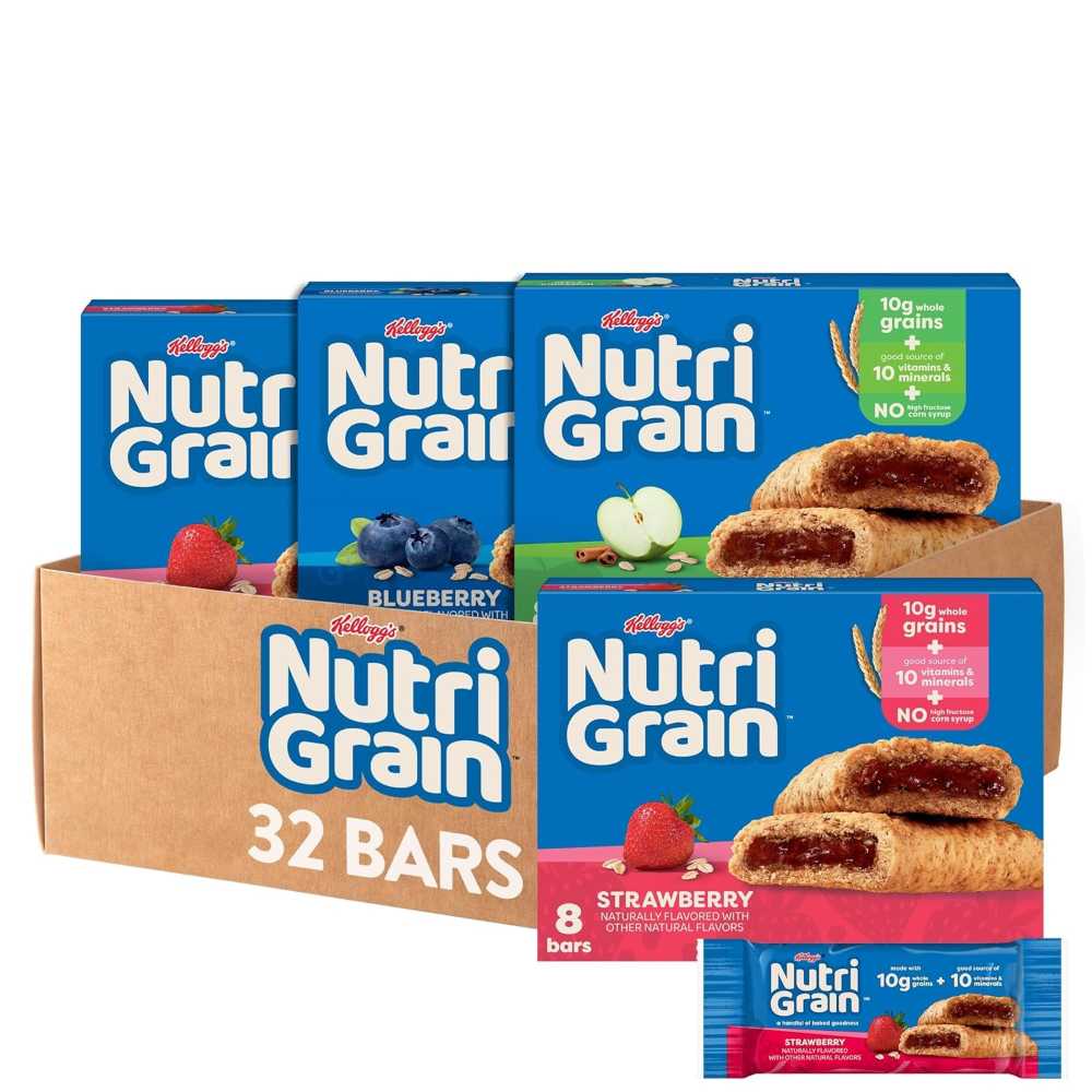 32-Pack Nutri-Grain Soft Baked Bars (Variety Pack)