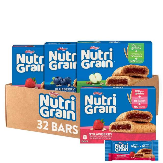 32-Pack Nutri-Grain Soft Baked Bars (Variety Pack)
