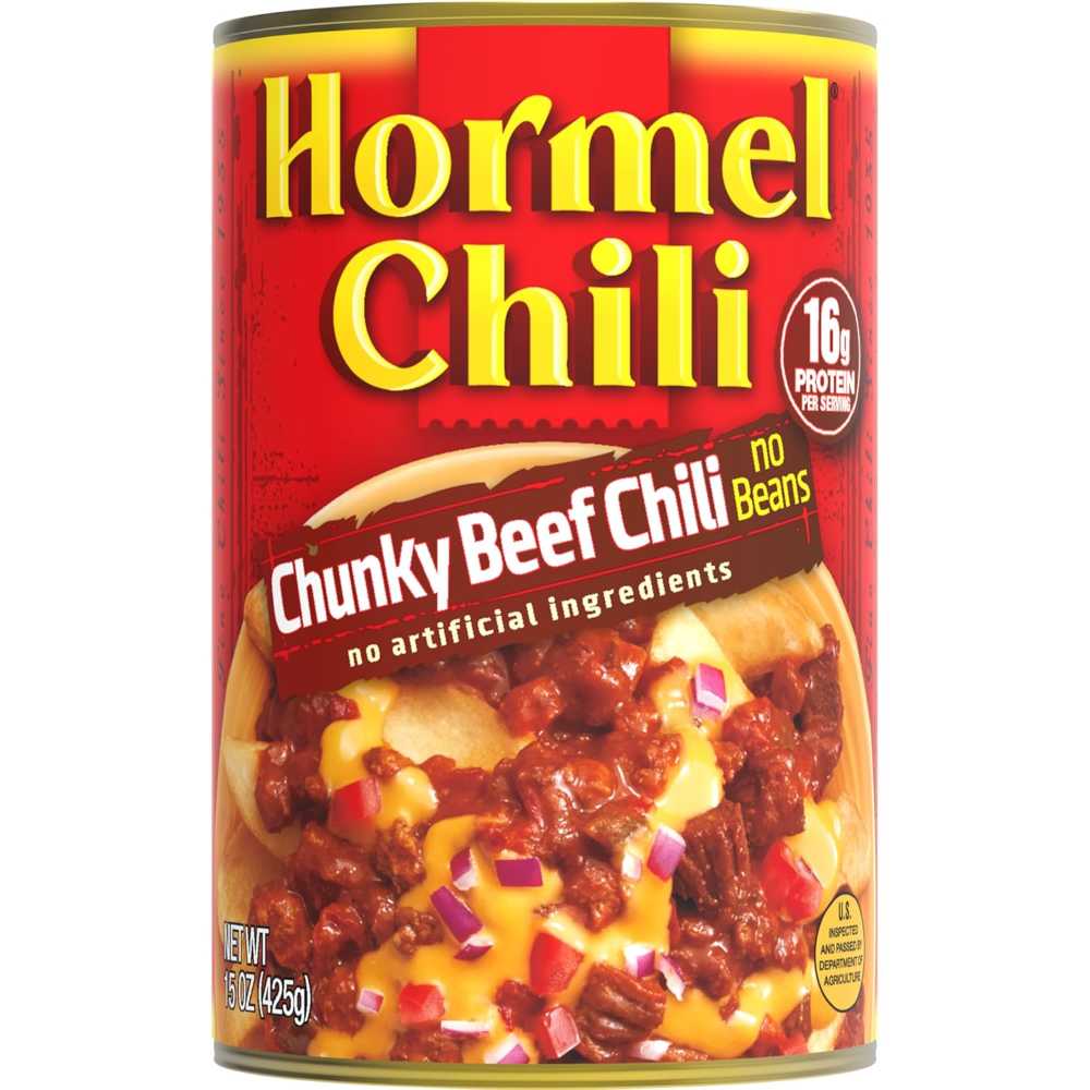 12-Pack Hormel Chunky Beef Chili (No Beans), 15 oz.