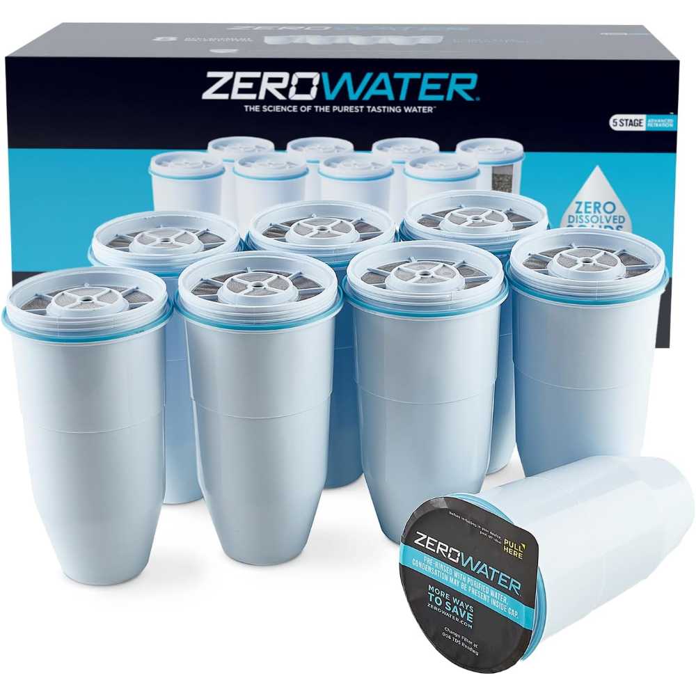 8-Pack ZeroWater Official Replacement Filter