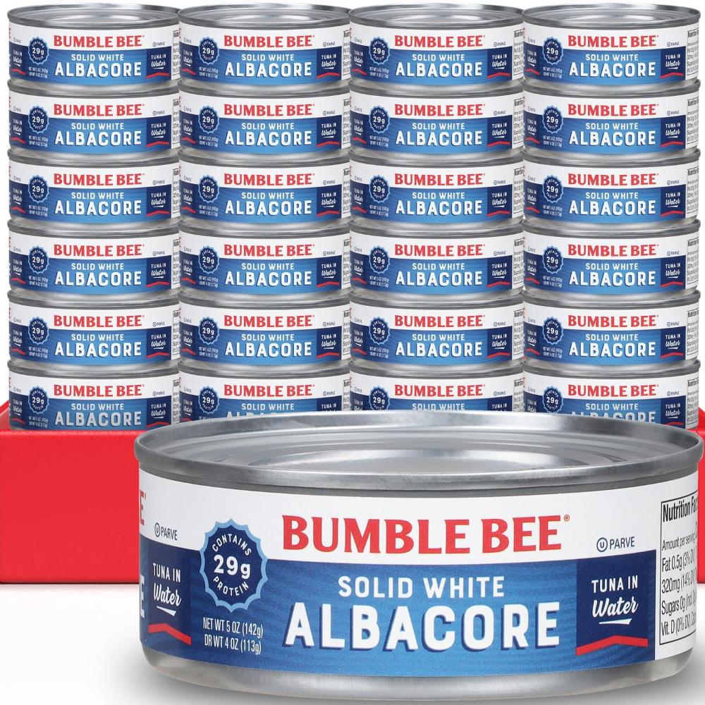 24-Pack Bumble Bee Albacore Tuna in Water, 5 oz.