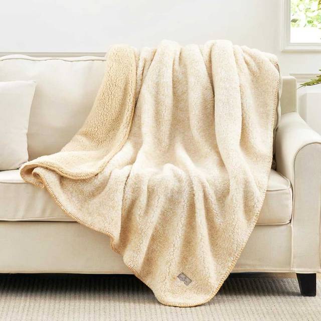 Prime Members: Cozy Bliss Sherpa Throw Blanket (50" x 60")