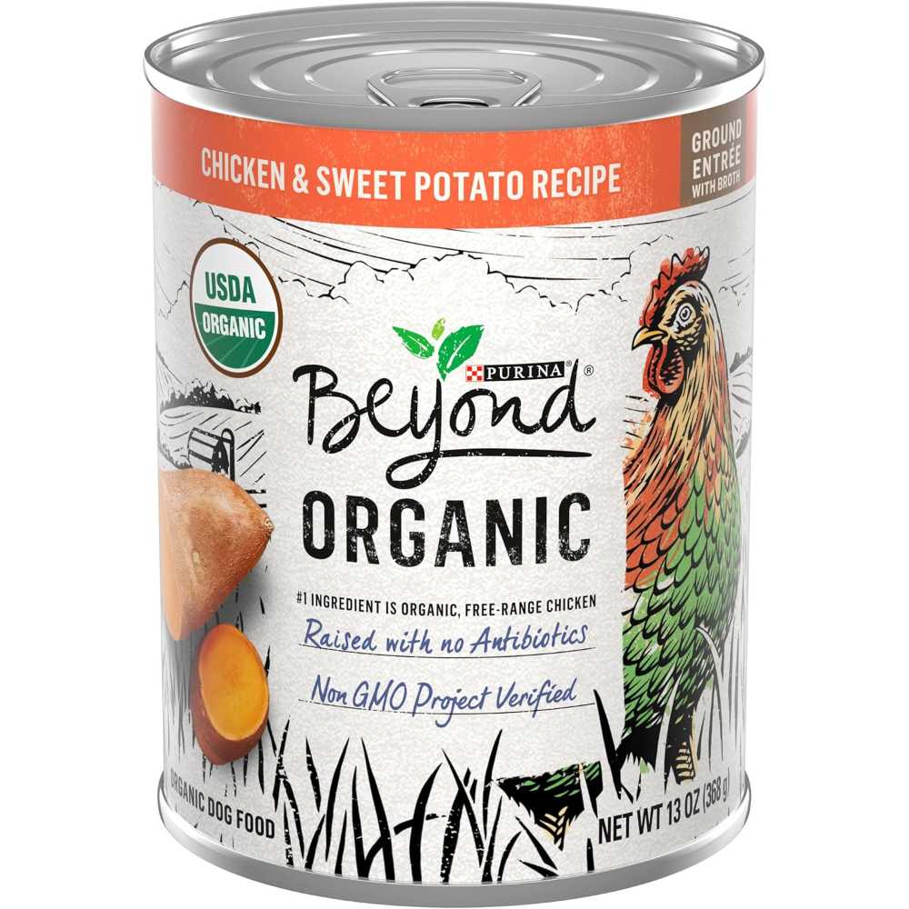 12-Pack Purina Beyond Organic Canned Dog Food, 13 oz. (Chicken & Sweet Potato)