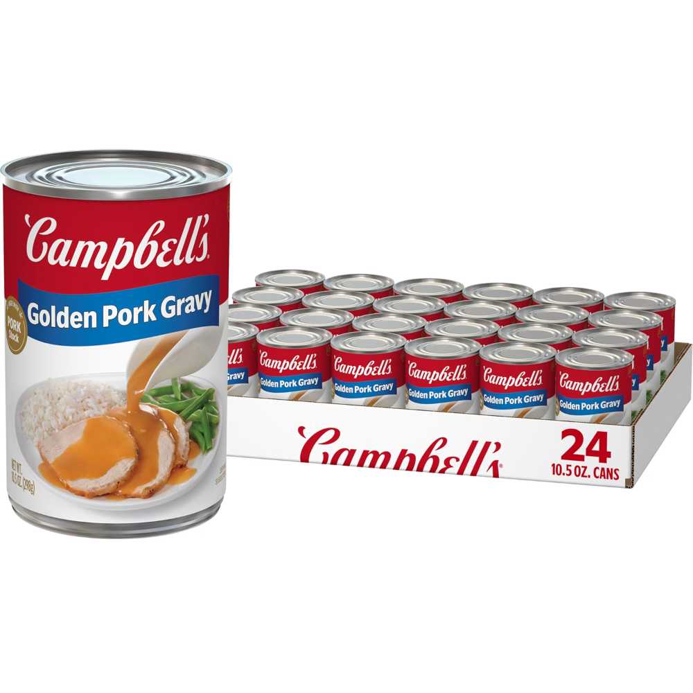 24-Pack Campbell’s Golden Pork Gravy, 10.5 oz. ($0.40/Can)