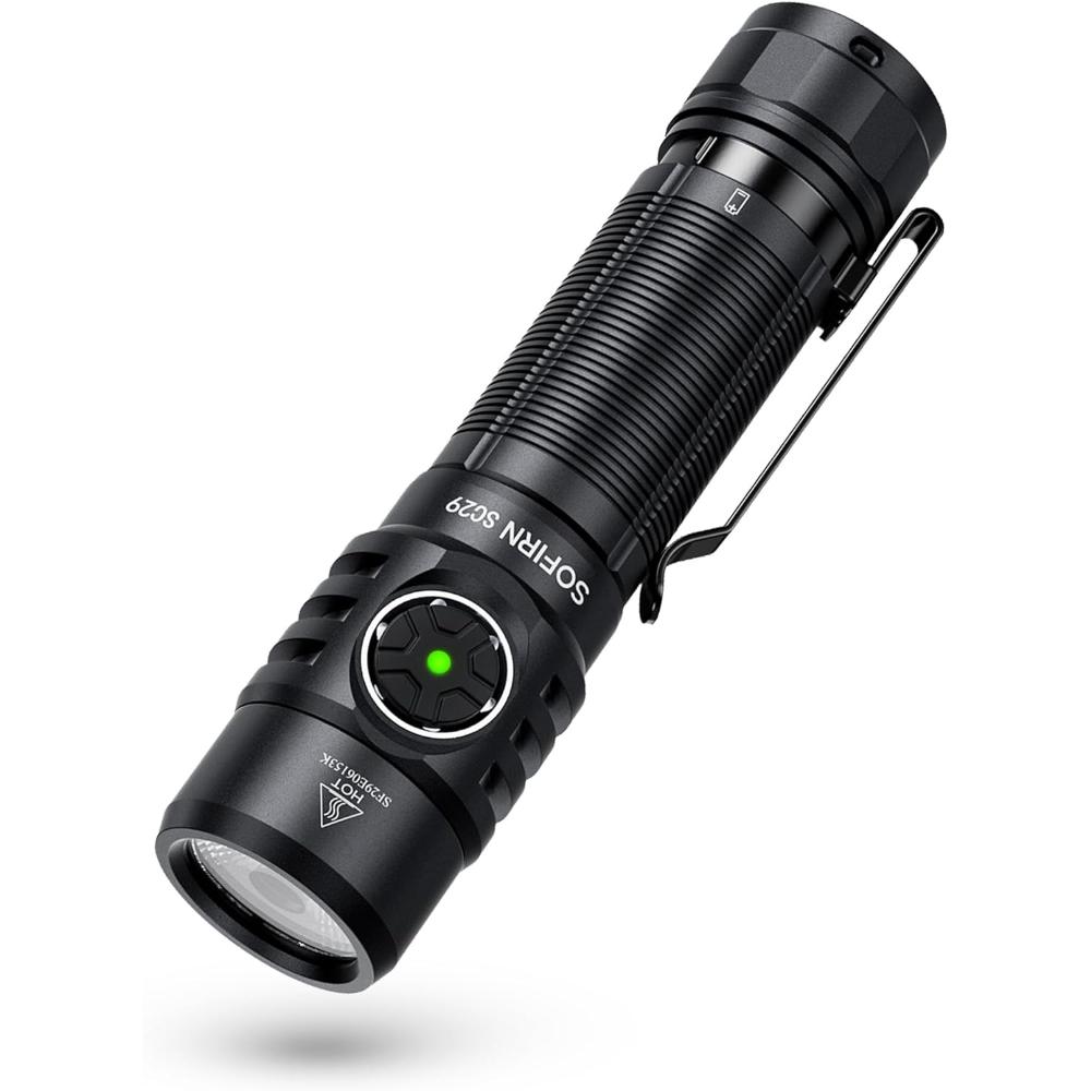 Sofirn SC29 3000-Lumen USB-C Rechargeable Flashlight