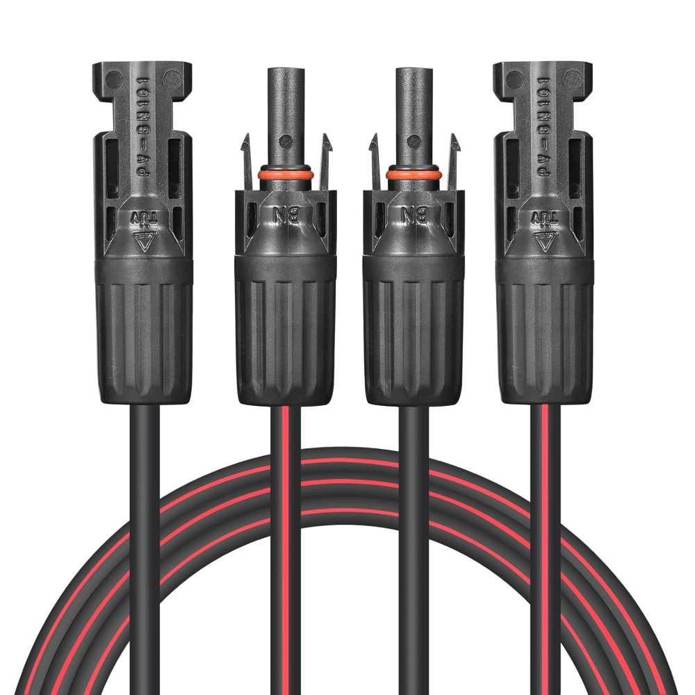 Valemo 30' 2x10AWG Twin Solar Extension Cable