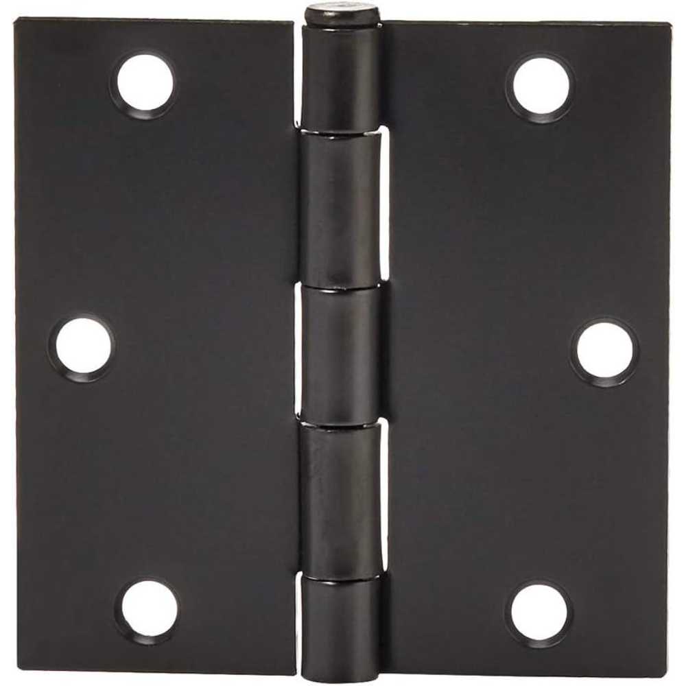 12-Pack Amazon Basics 3.5" x 3.5" Interior Square Door Hinge