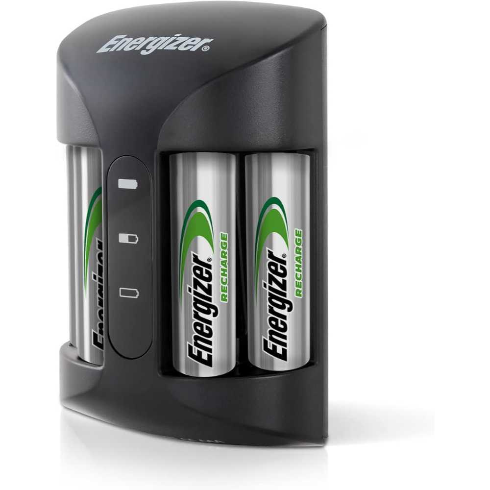 Energizer Recharge Pro AAA/AA Battery Charger w/ 4x Rechargeable AA Batteries