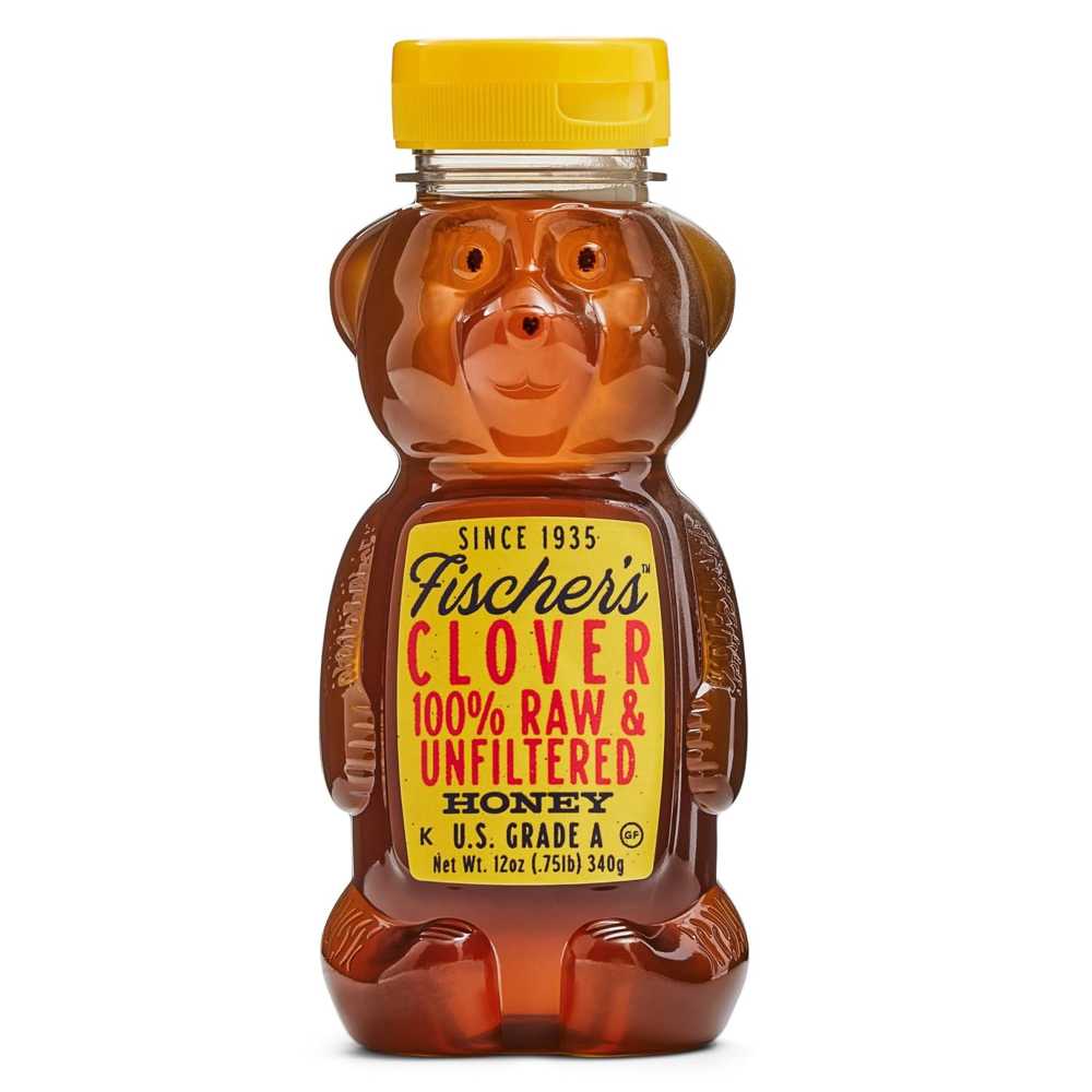 Fischer's 100% Raw & Unfiltered Clover Honey, 12 oz.