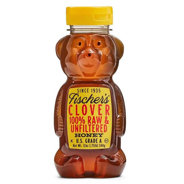 Fischer's 100% Raw & Unfiltered Clover Honey, 12 oz.