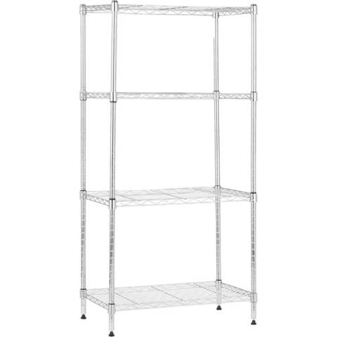 Prime Members: Amazon Basics 4-Shelf Adjustable Storage Shelving Unit