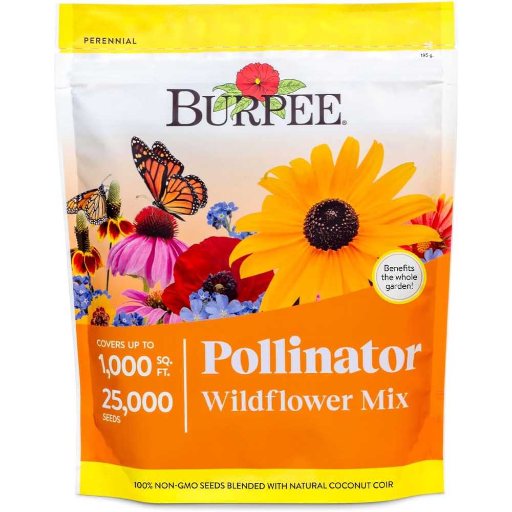 Burpee 25,000 Pollinator Wildflower Seeds