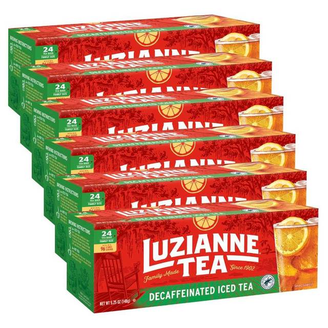 144-Pack Luzianne Family-Size Decaffeinated Iced Tea Bags