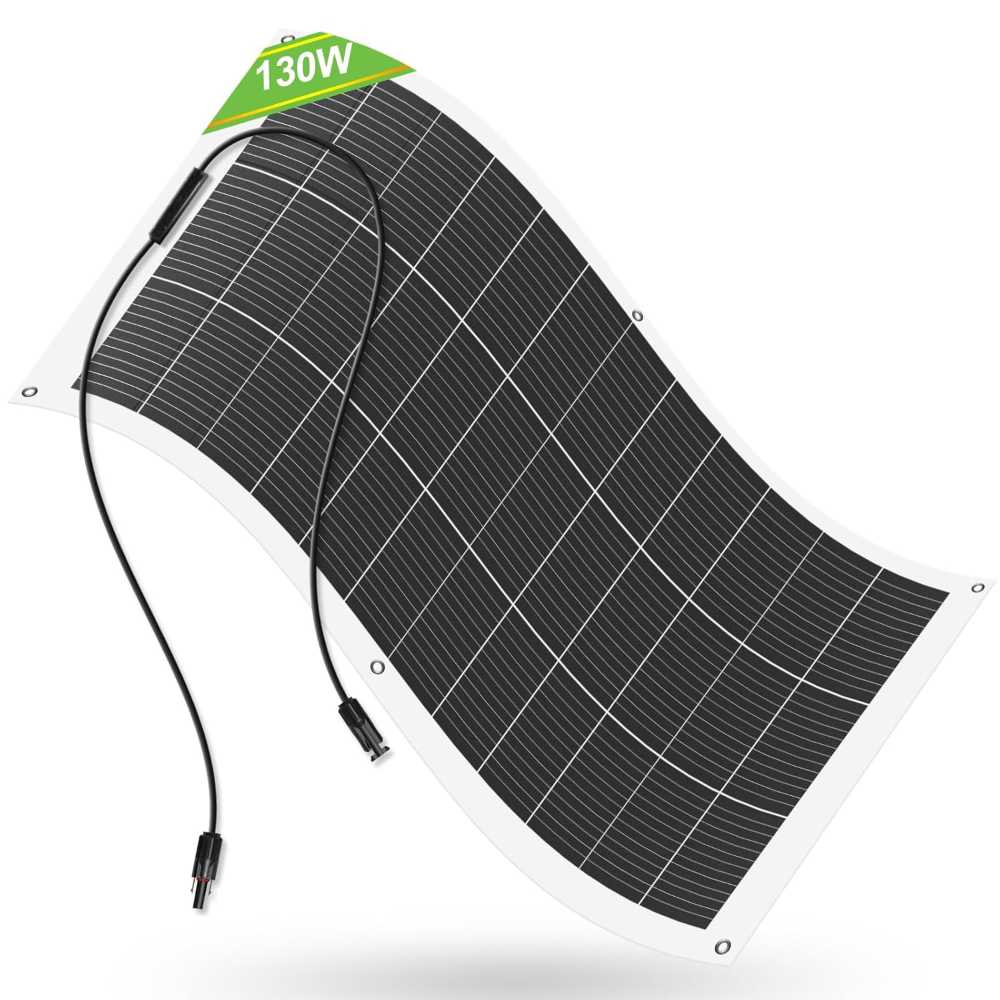 Eco-Worthy 130W Flexible Monocrystalline Solar Panel