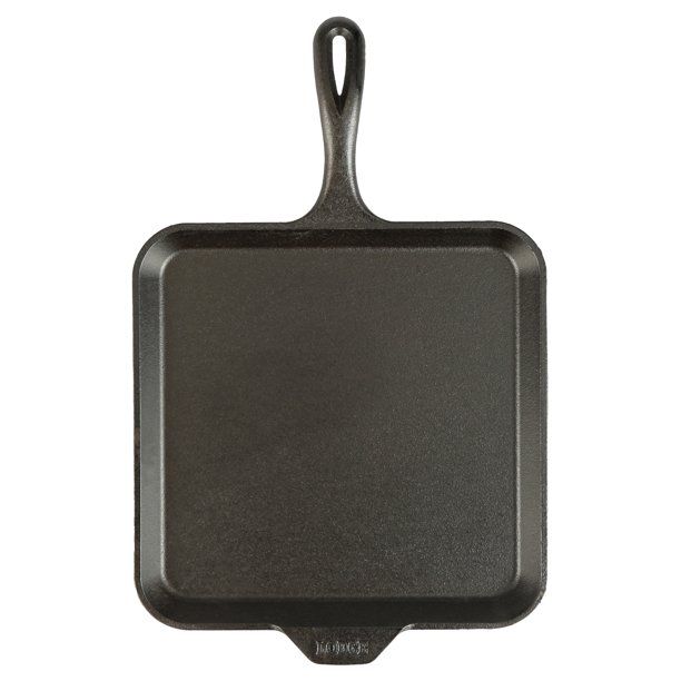 Lodge Seasoned Cast Iron 11" Square Griddle
