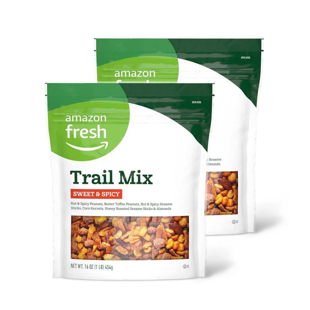 2-Pack Amazon Fresh Sweet & Spicy Trail Mix, 16 oz.