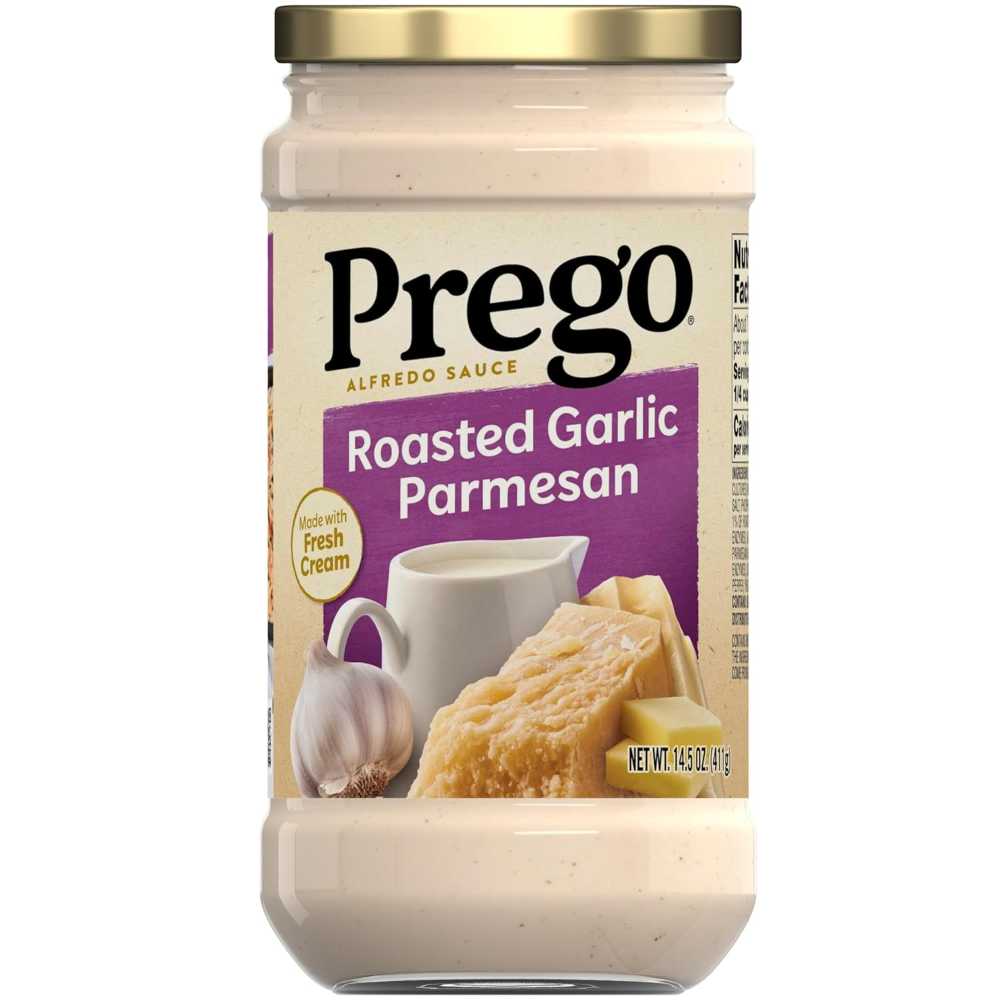 Prego Alfredo Pasta Sauce w/ Roasted Garlic & Parmesan, 14.5 oz.