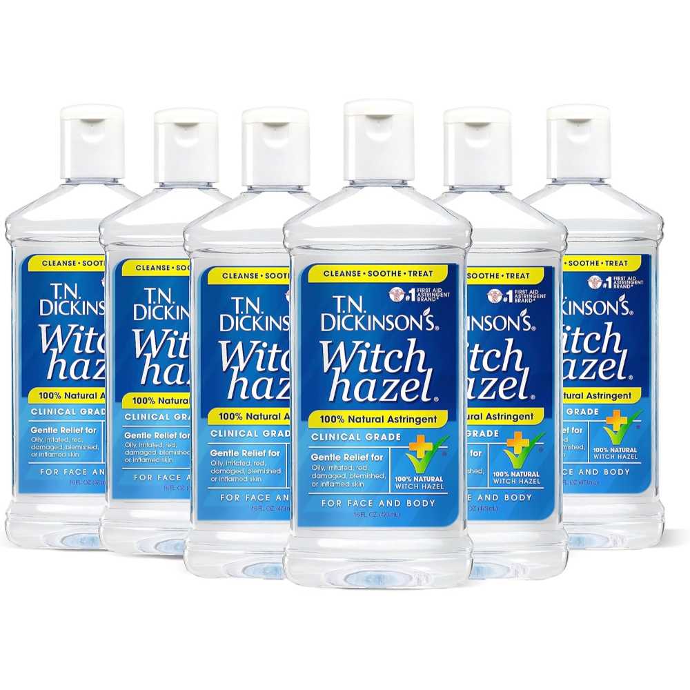 6-Pack T.N. Dickinson's Witch Hazel Astringent, 16 oz.