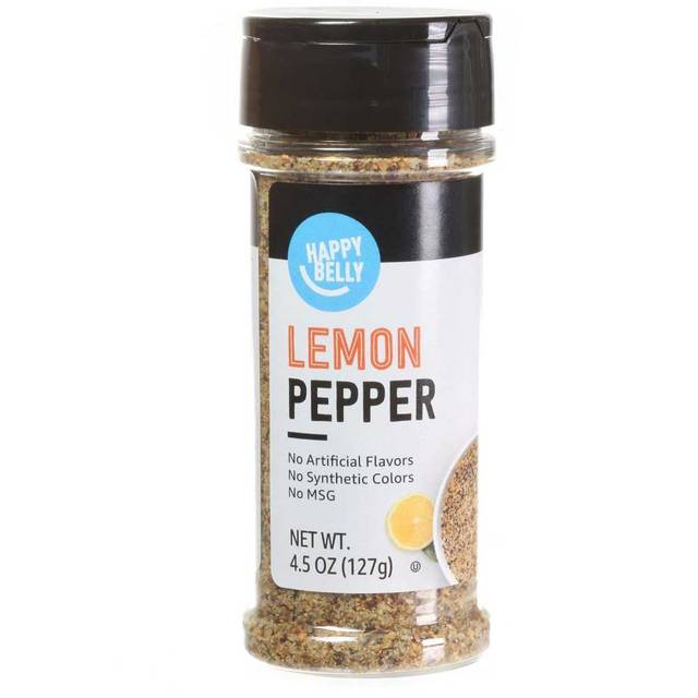 Happy Belly Lemon Pepper Seasoning Salt, 4.5 oz.