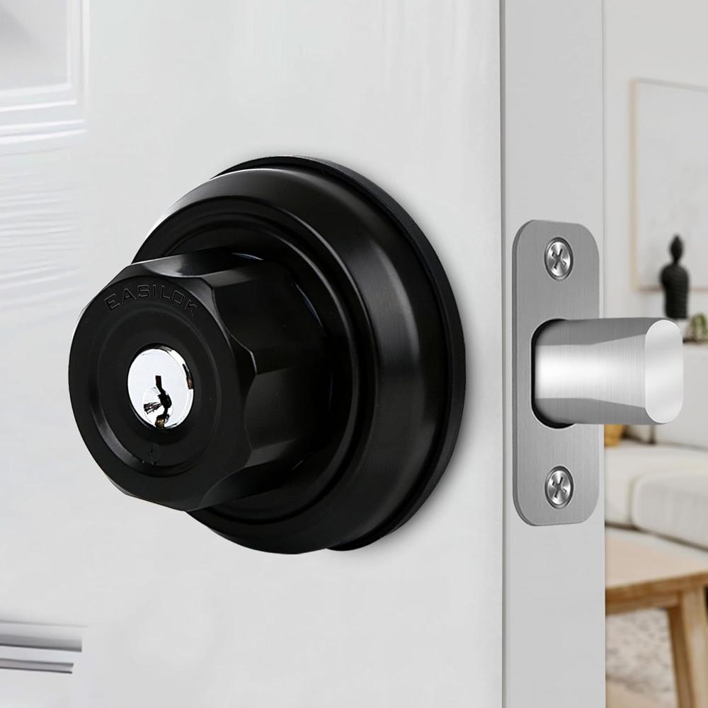 Easilok E4 High Security Unpickable Twist-to-Lock Deadbolt