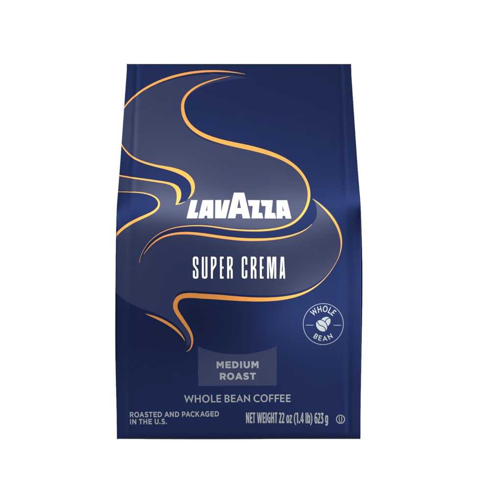 Lavazza Super Crema Whole Bean Coffee, 22 oz.