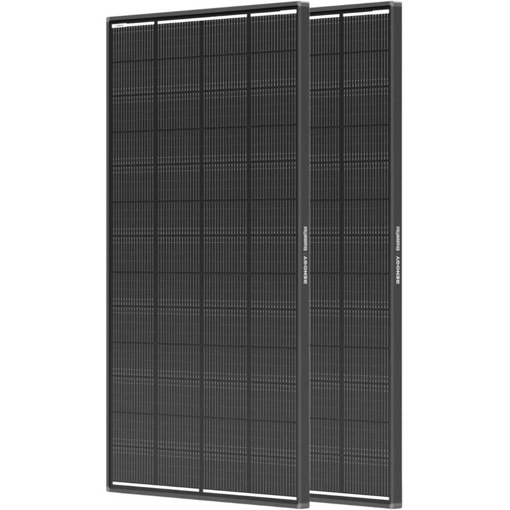 2-Pack Renogy 200W ShadowFlux N-Type Anti-Shading Solar Panel