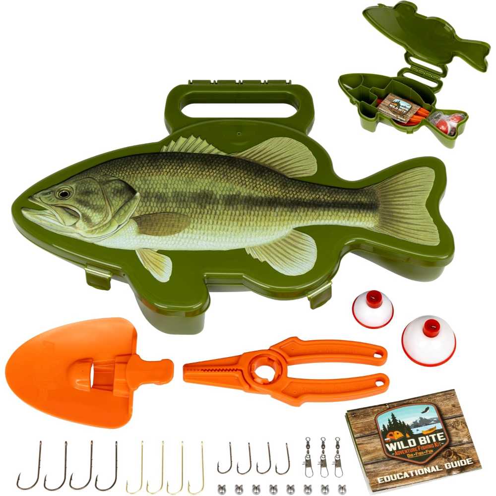 Flambeau Outdoors Wild Bite Fishing Tackle Box Kit