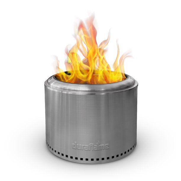 Duraflame Stainless Steel Low Smoke Fire Pit, 19"