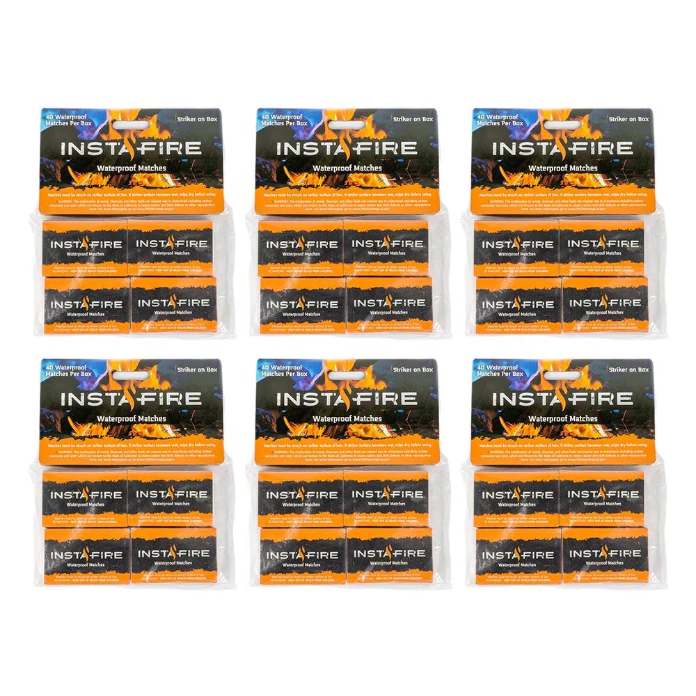 Today Only: 24-Boxes InstaFire Waterproof Matches