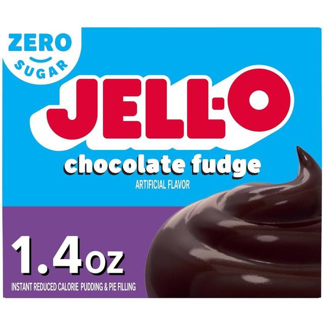 6-Pack Jell-O Sugar Free Chocolate Fudge Pudding Mix, 1.4 oz.