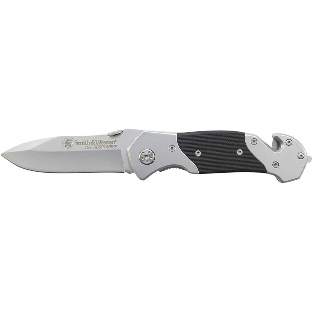 Smith & Wesson 1st Response  3.3" Folding Knife w/ Glass Breaker & Seatbelt Cutter