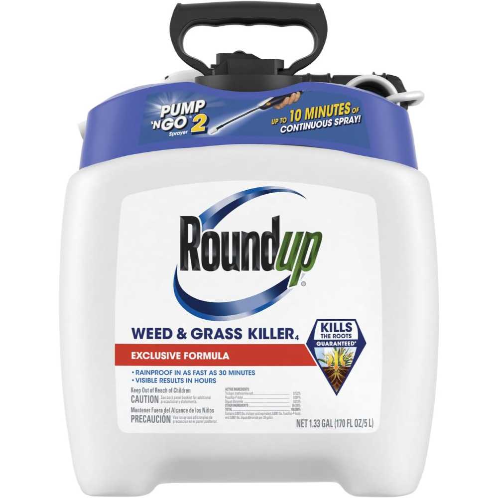 Roundup Weed & Grass Killer w/ Pump 'N Go 2 Sprayer, 1.33 Gallon