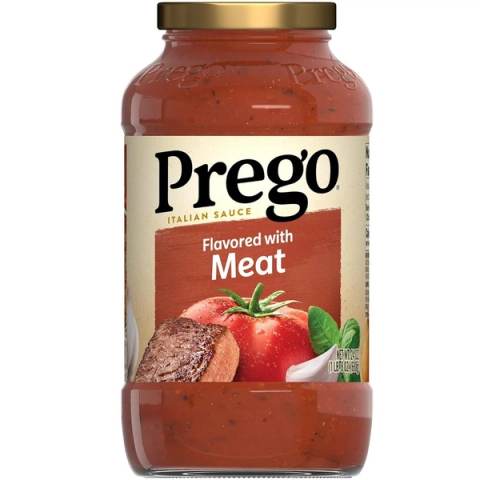 Prego Italian Tomato Pasta Sauce Flavored w/ Meat, 24 oz.