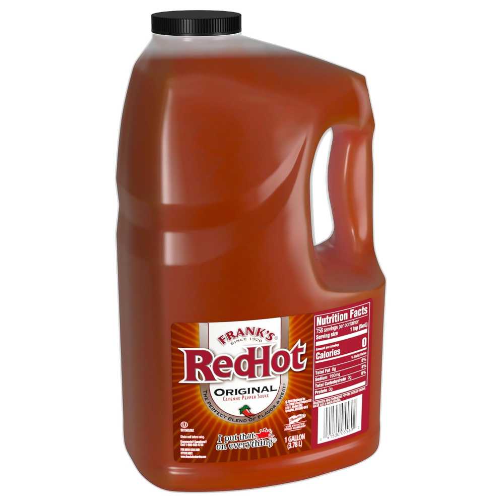 Frank's RedHot Original Cayenne Pepper Sauce, 1 Gallon