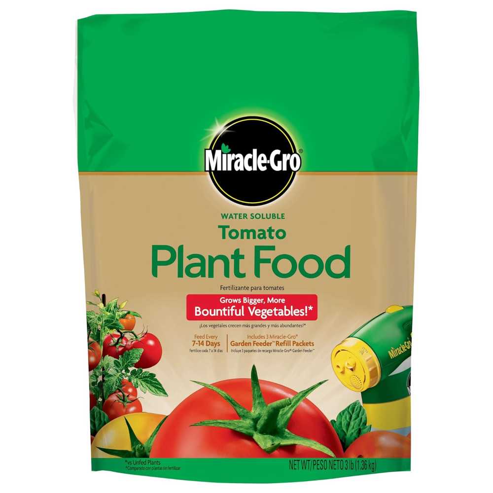 Prime Members: Miracle-Gro Water Soluble Tomato Plant Food, 3 lb.