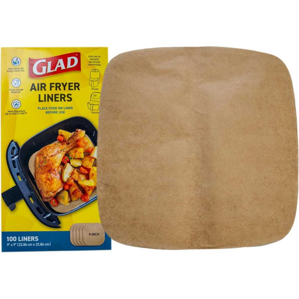 100-Pack Glad 9" Air Fryer Parchment Liners