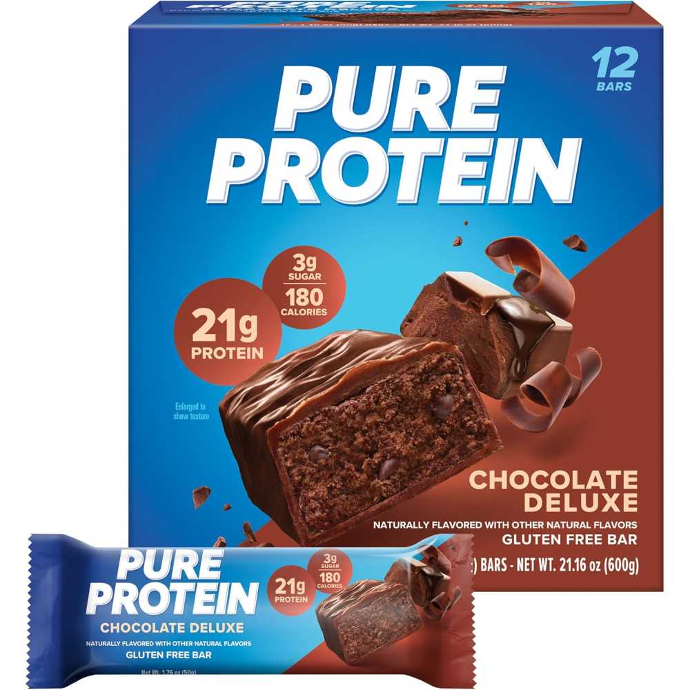 12-Pack Pure Protein Bars (Chocolate Deluxe)