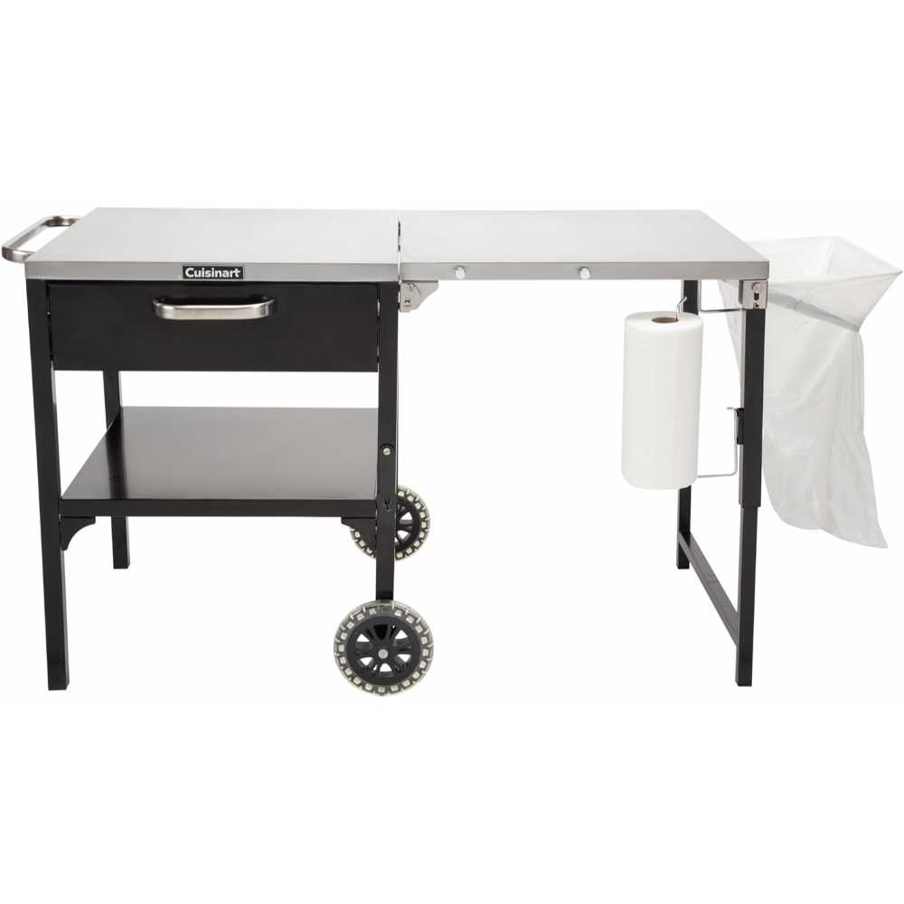 Cuisinart Prep ‘n Cook Stainless Steel Outdoor Table & Grill Stand