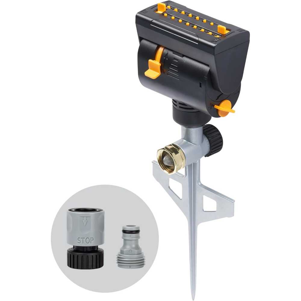 Melnor MiniMax Turbo Oscillating Sprinkler on Step-Spike