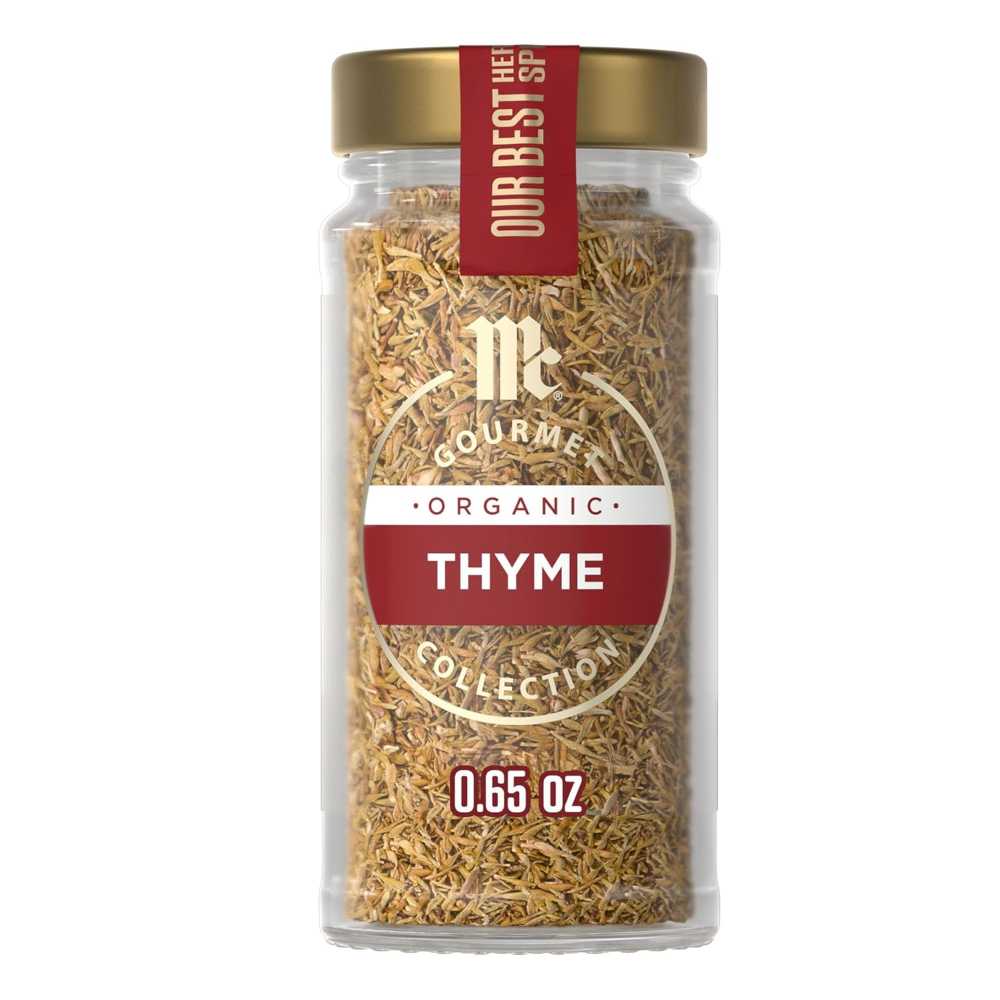 McCormick Gourmet Collection Organic Thyme, 0.65 oz.