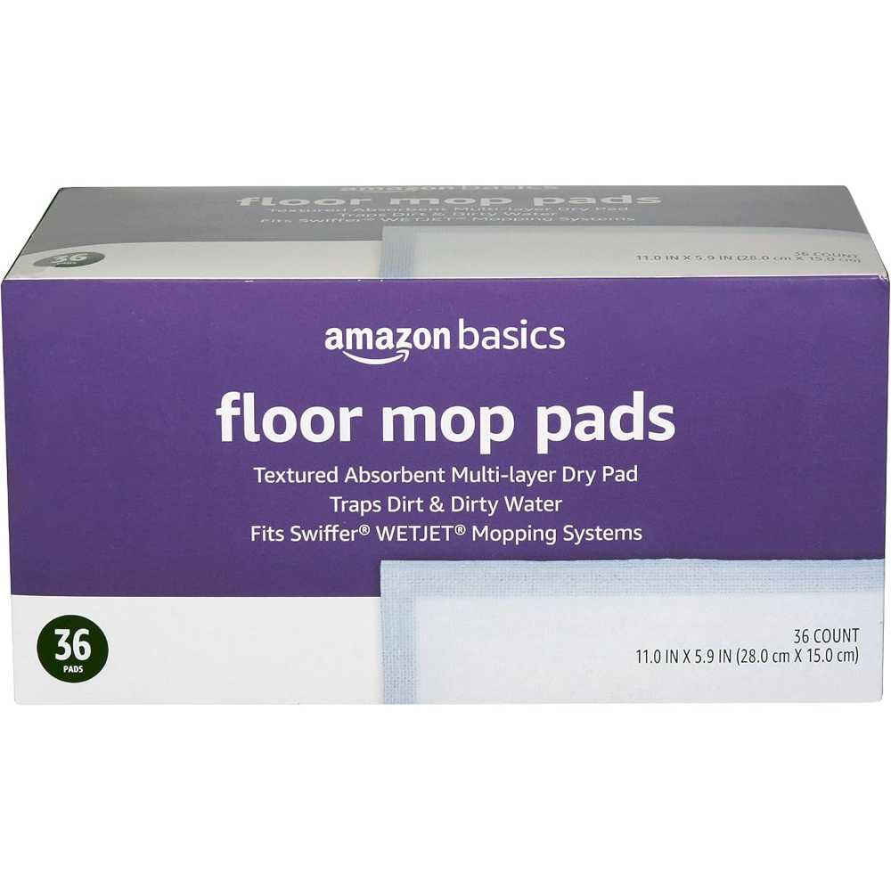 36-Pack Amazon Basics Multi-Layer Floor Mop Pads
